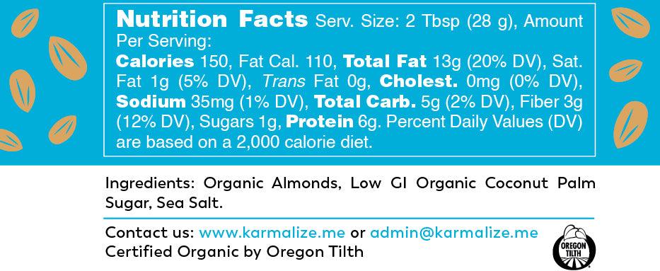 Organic Almond Butter - Freshly Made-1