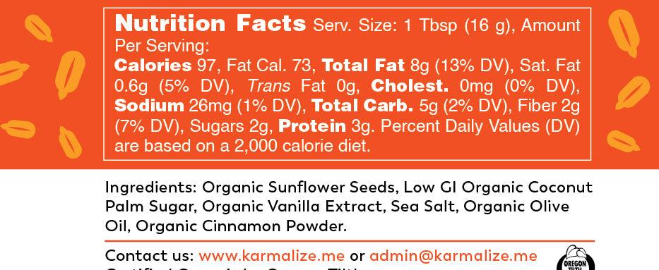 Organic Sunflower Seed Butter - Freshly Made-1
