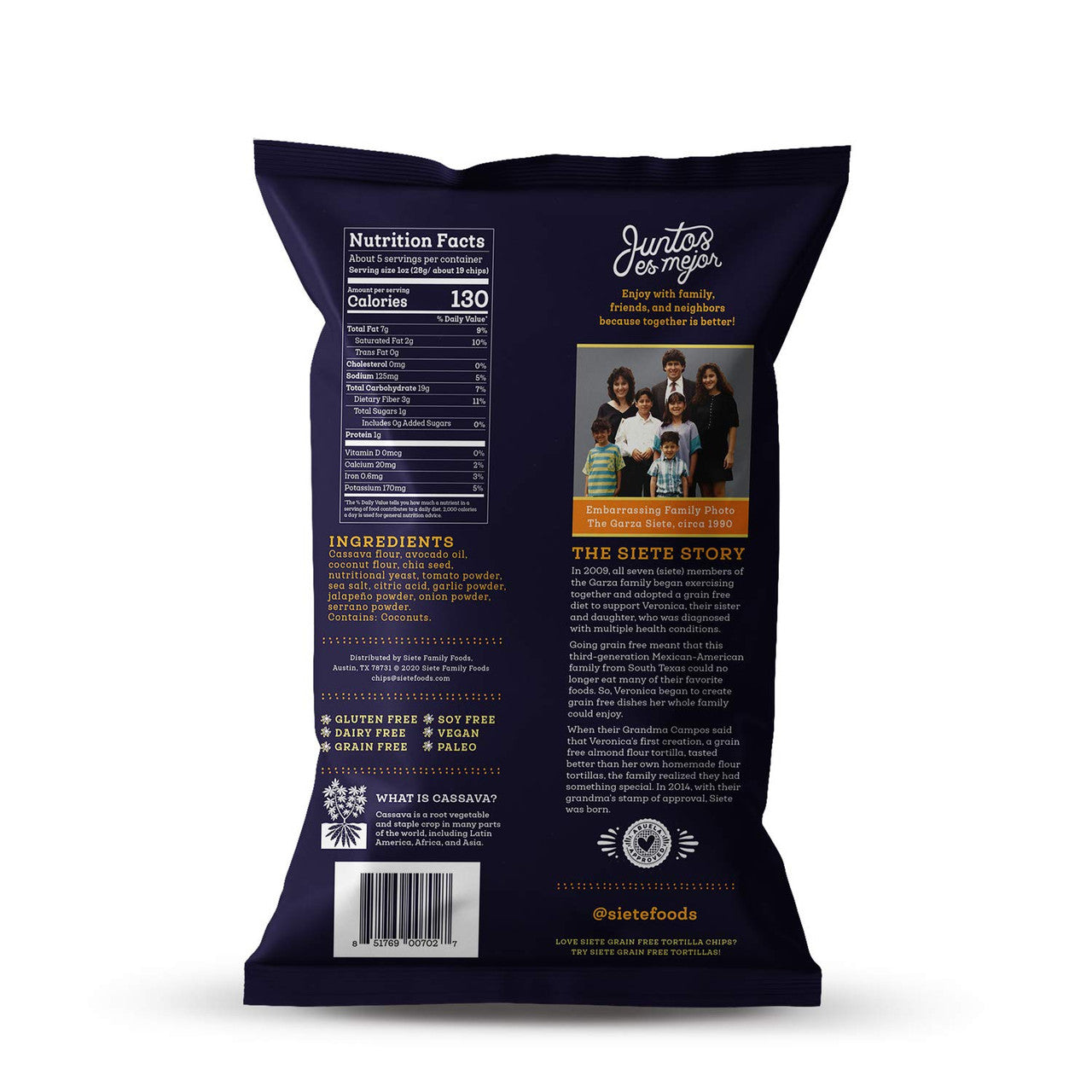 SIETE TORT CHPS NACHO ( 12 X 5 OZ   )-5