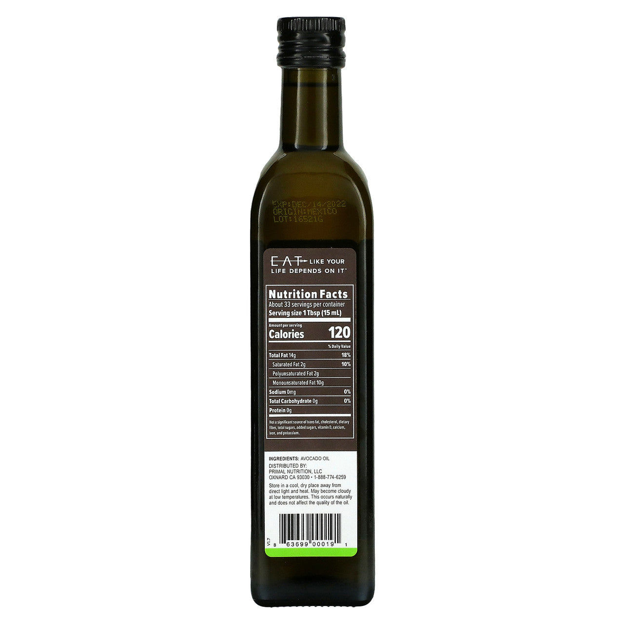 P.K AVOCADO OIL ( 6 X 16.9 OZ   )-1