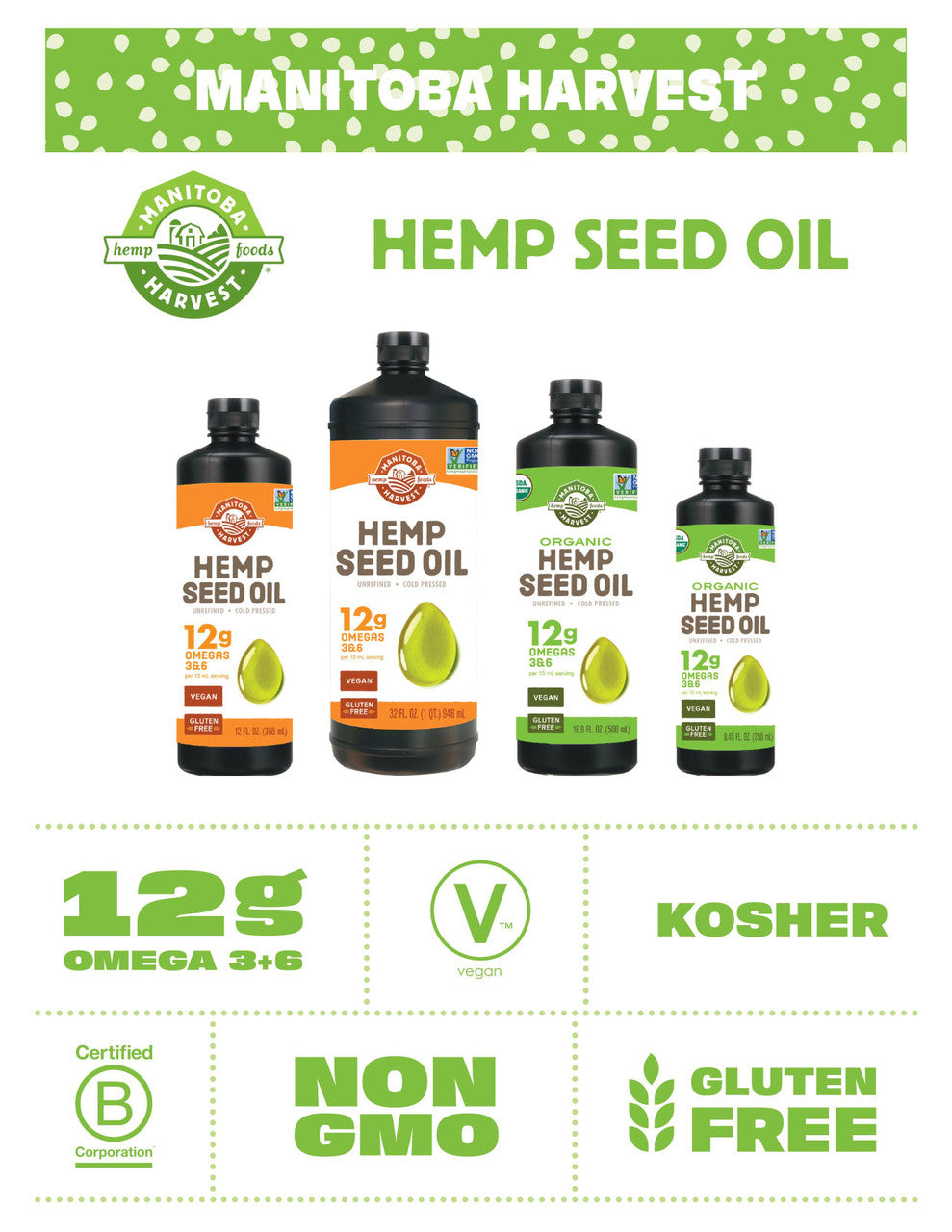 Manitoba Harvest Hemp Seed Oil (1x16 Oz)-4